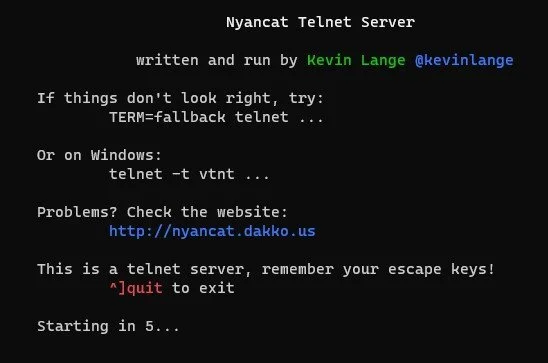 nyancat-terminal